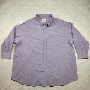 Kings Court purple long sleeve dress shirt size 20 33/4